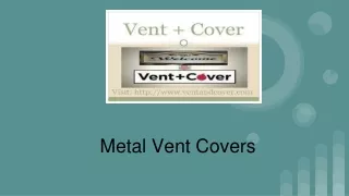 Metal Vent Covers