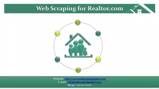 web scraping for realtor com