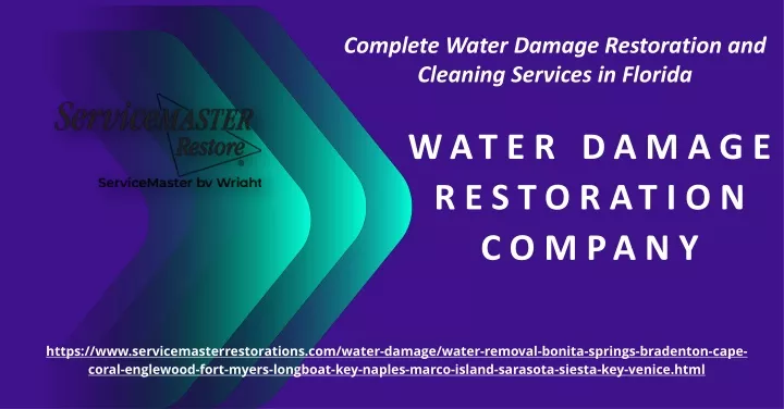 complete water damage restoration and cleaning