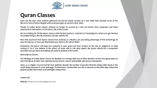 quran classes