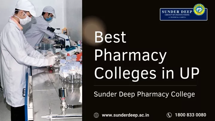 best pharmacy colleges in up