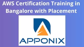 aws certification training in bangalore with