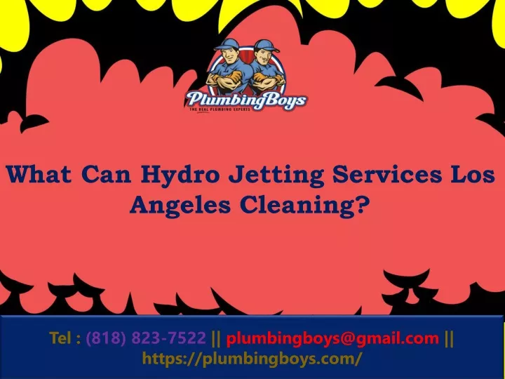 what can hydro jetting services los angeles