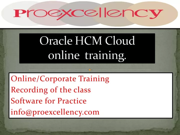 oracle hcm cloud online training