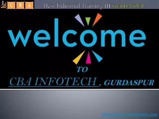 PHP WEB DEVELOPMENT - CBA Infotech Gurdaspur
