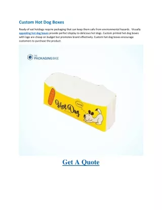 custom hot dog boxes