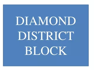 diamond district block