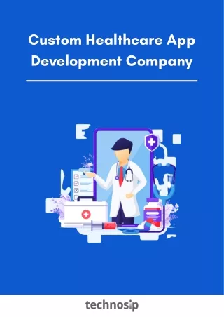 custom healthcare app development company