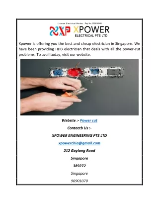 Power Cut | Xpower