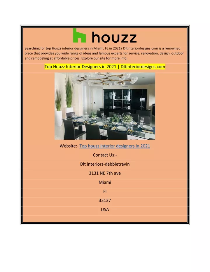 searching for top houzz interior designers