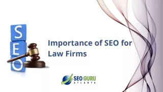 Importance of SEO for Law Firms