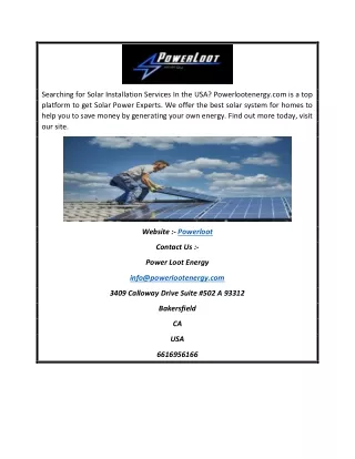 searching for solar installation services