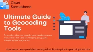 How to Choose Best Geocoding Tools | Clean Spreadsheets