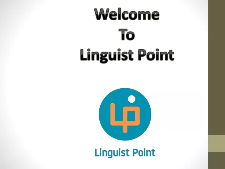 welcome to linguist point