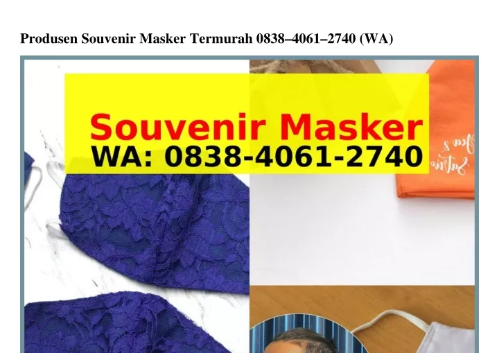 produsen souvenir masker termurah 0838 4061 2740