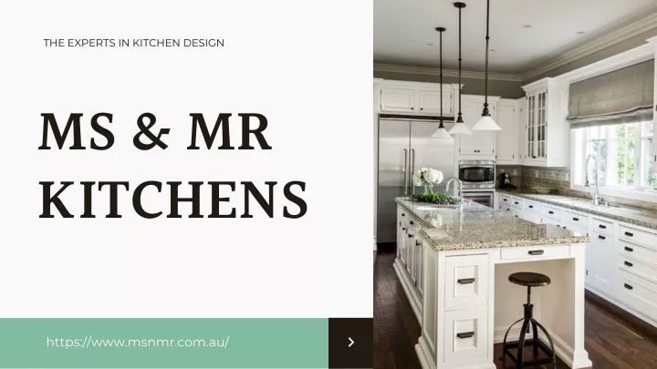 the experts in kitchen design