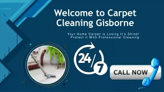Welcome to Carpet Cleaning Gisborne
