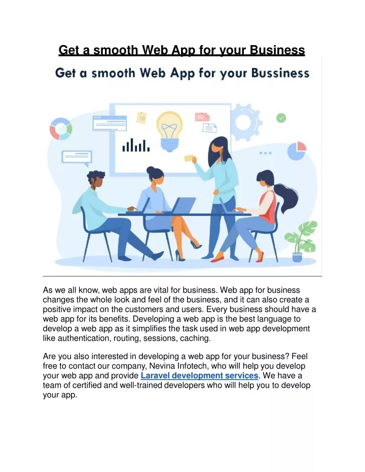 get a smooth web app for your business