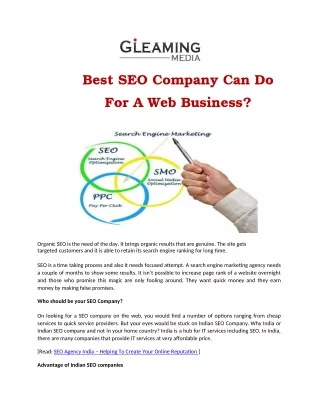 Best SEO Company Can Do For A Web Business