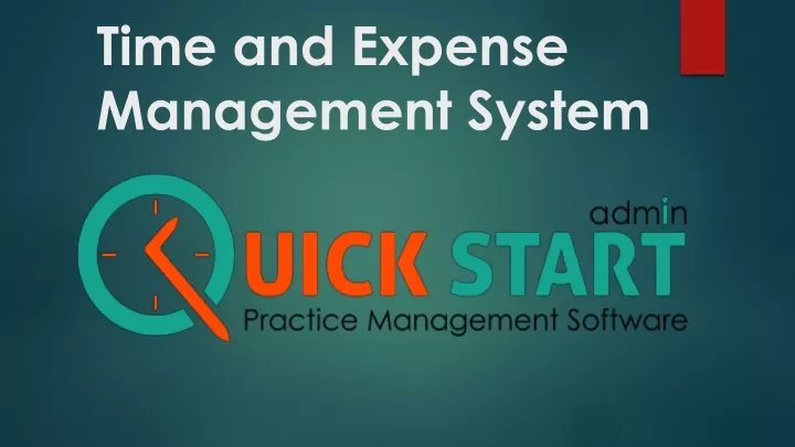 time and expense management system