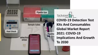 covid 19 detection test kits and consumables