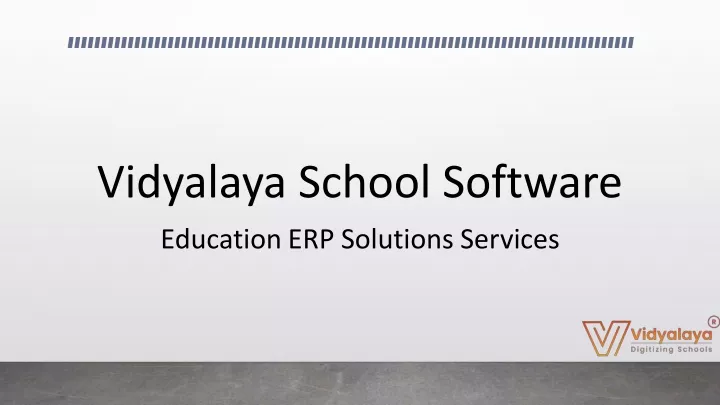 vidyalaya school software