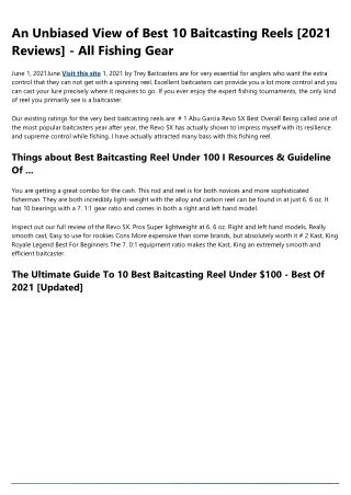 15 Best Twitter Accounts to Learn About baitcasting reels