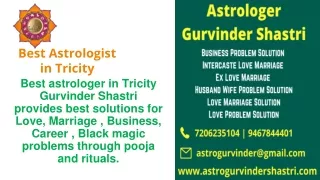 Best astrologer in Tricity Gurvinder Shastri.