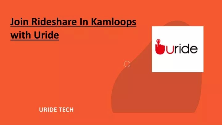 join rideshare in kamloops with uride