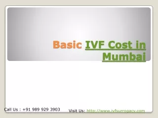 basic ivf cost in mumbai
