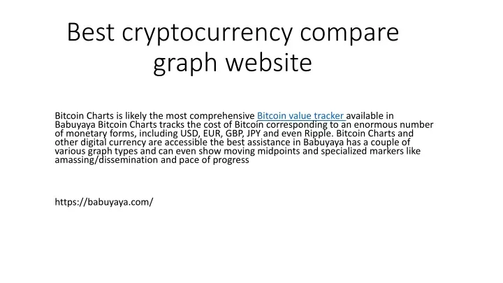 best cryptocurrency compare graph website