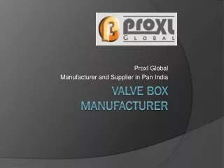 proxl global manufacturer and supplier in pan india