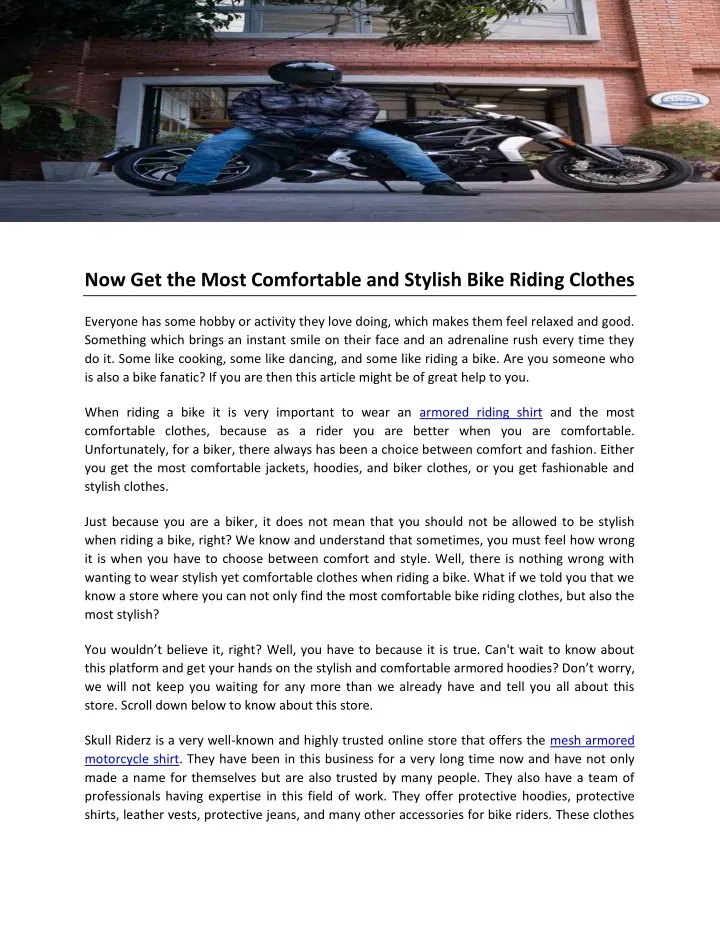 now get the most comfortable and stylish bike