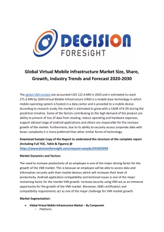 global virtual mobile infrastructure market size
