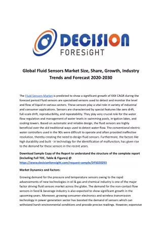 global fluid sensors market size share growth