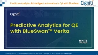 predictive analytics intelligent automation
