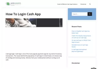 Cash App Login Issue - Check Out The Steps Here