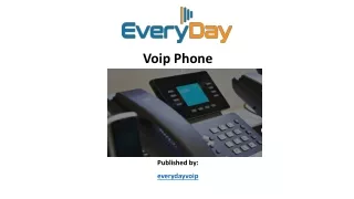 voip phone published by everydayvoip