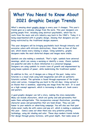 what you need to know about 2021 graphic design