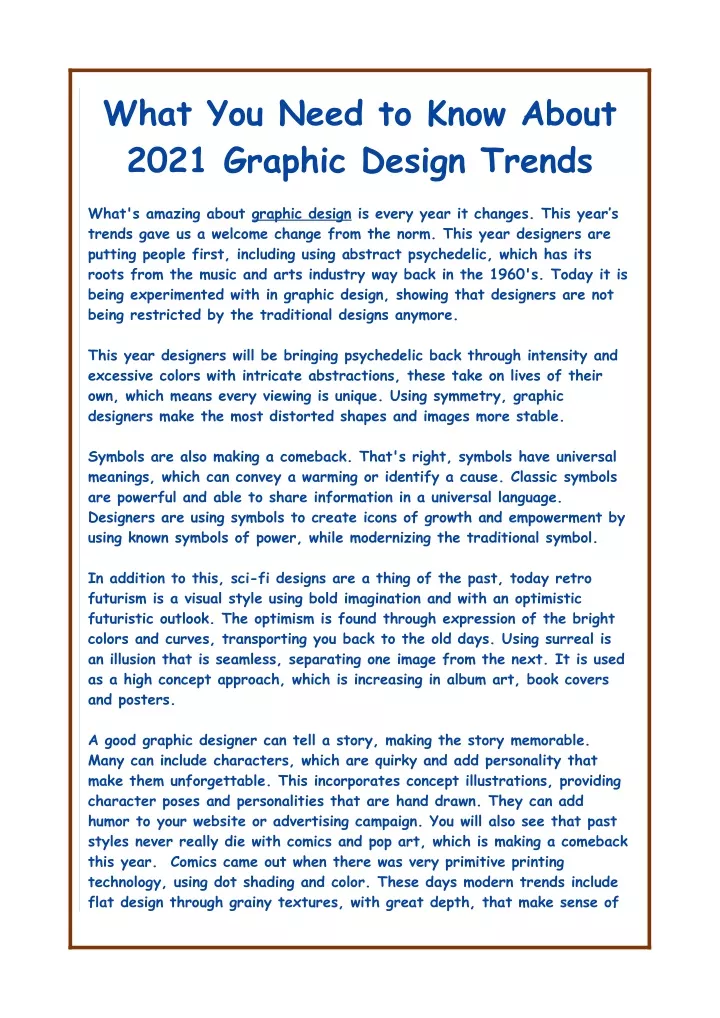 what you need to know about 2021 graphic design
