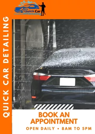 Quick Car Detailing | For Best Car Detailing Services