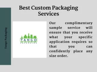 Best Custom Packaging Services
