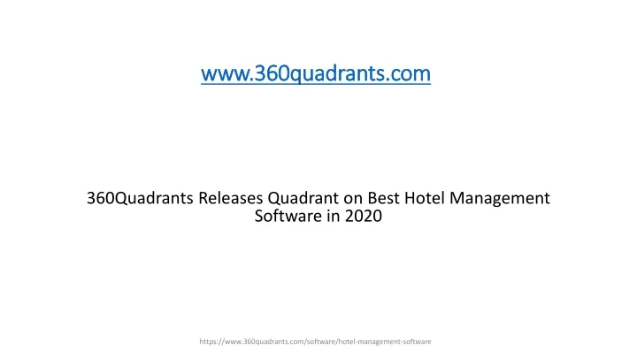 www 360quadrants com