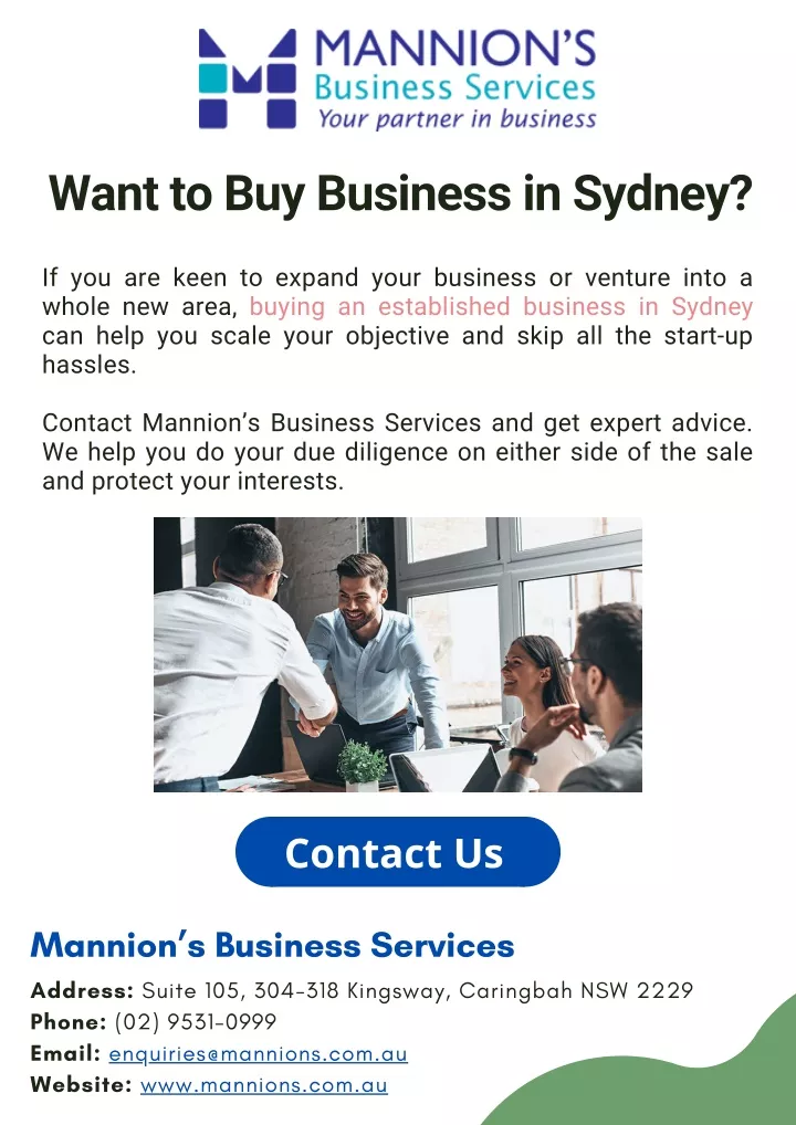 want to buy business in sydney