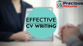 effective cv writing
