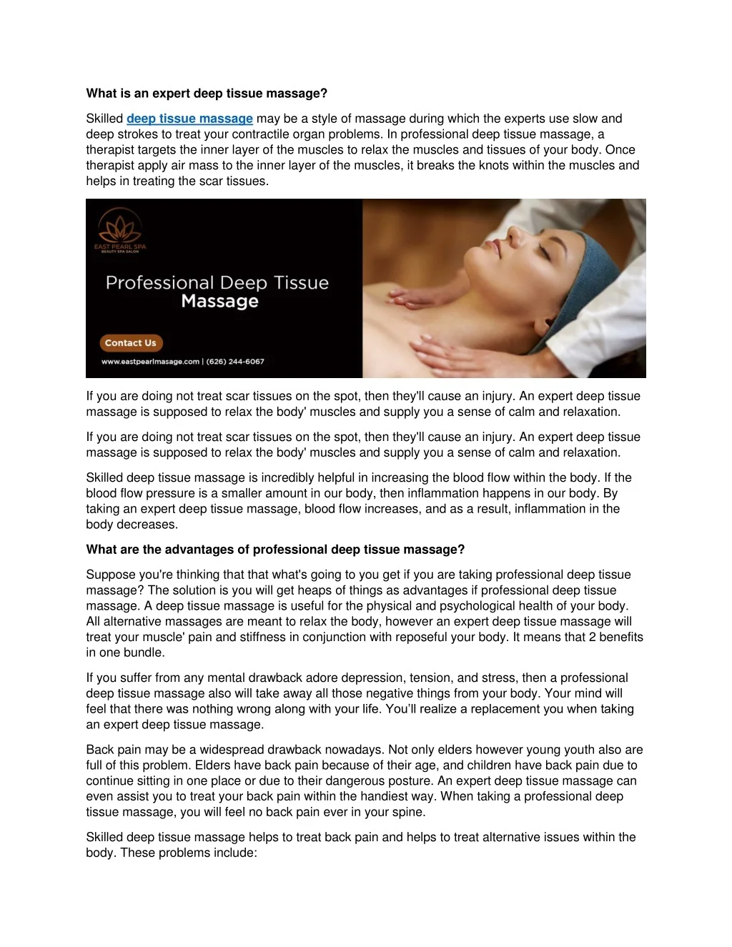 PPT - What is an expert deep tissue massage PowerPoint Presentation ...