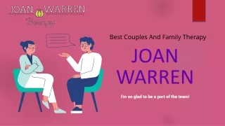 Best Couples And Family Therapy- joan Warren Therapy