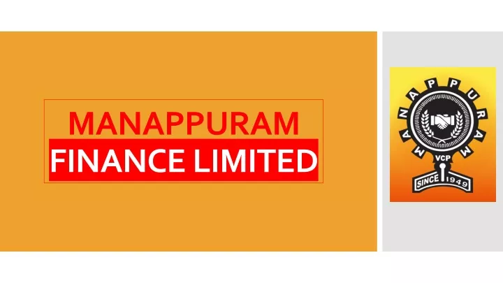 manappuram finance limited