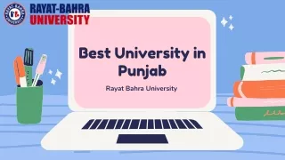 Best University in Punjab