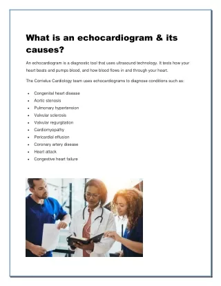 Echocardiogram specialist in phladelphia